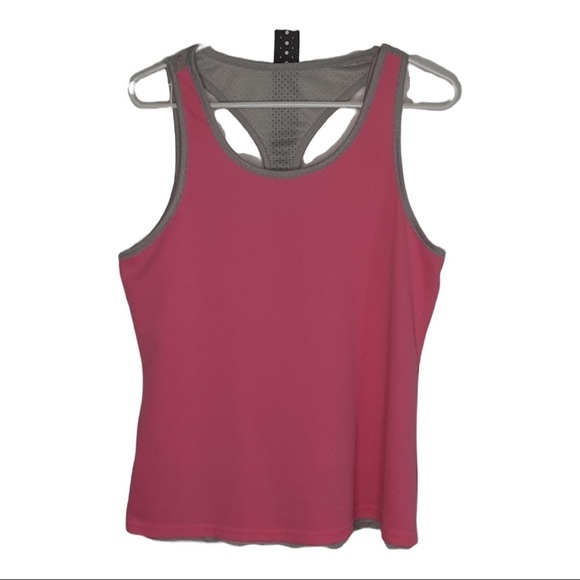 Danskin Tops - Danskin reversible netted tank top Sz Med